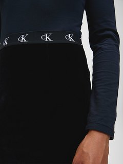 Luxusní Velvet sukně, Černá barva, XS, S, M, L