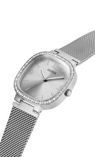 Luxusní GW0354L1-Silver Tone HODINKY, UNI 1