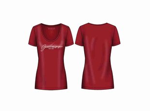 Front logo tričko – Guess, Červená barva Ženy, Ženy, Ženy, Ženy, Ženy, Ženy 1