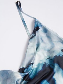 Guess, Bílá, Černá, Modrá, Multi barva Akilina šaty