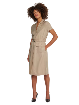 Calvin Klein – Utility šaty, Béžová barva