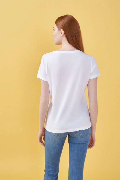 Daria triko – Nenette, Bílá barva Ženy