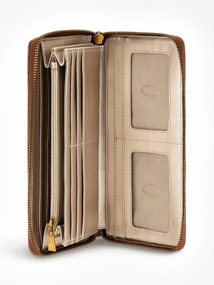 Módní Katey peněženka, Hnědá barva, 2023