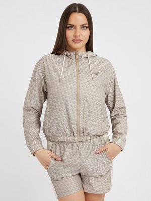 GUESS – Alethea větrovka, Hnědá barva