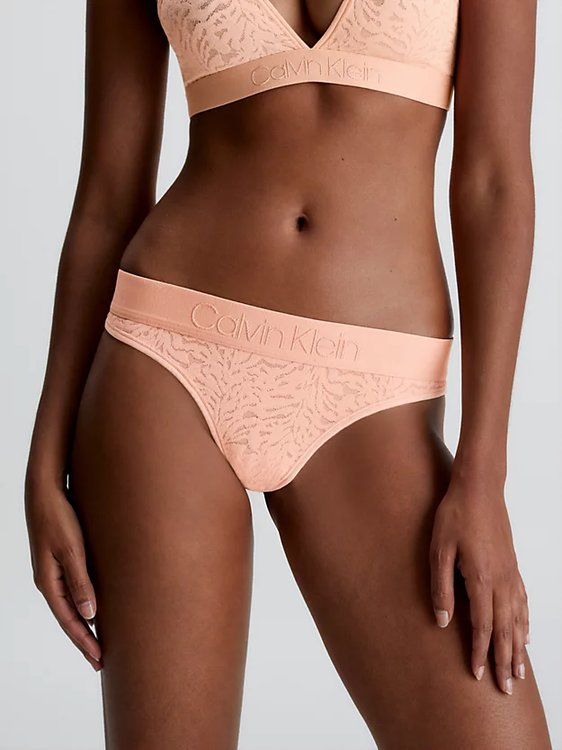 Intrinsic tanga – Calvin Klein Underwear, Růžová barva Ženy