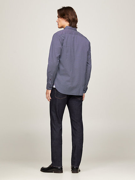 Módní TH Flex Geo Print košile, Modrá barva, 2024