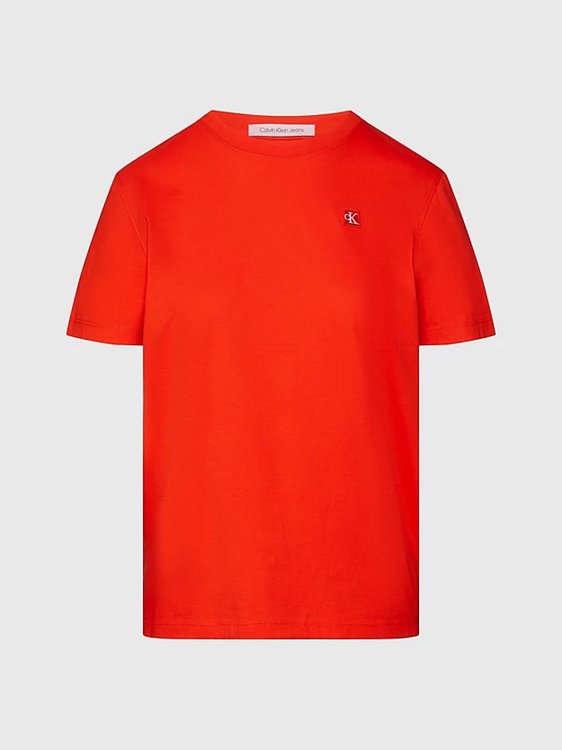 CK Embro Badge triko Červená barva Ženy