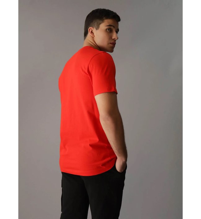 Monologo Regular triko – Calvin Klein Jeans, Červená barva Muži