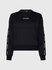 Cropped French mikina Černá barva Ženy