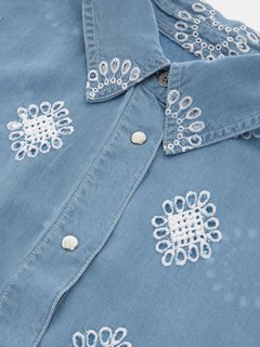 Brigitte košile Modrá barva Ženy