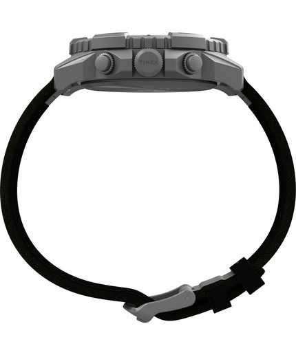 Módní Ridge hodinky, Černá, Stříbrná barva, 2024