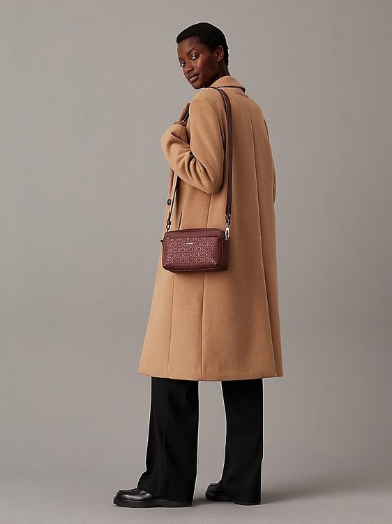 CK Must crossbody – Calvin Klein Jeans, Hnědá barva Ženy