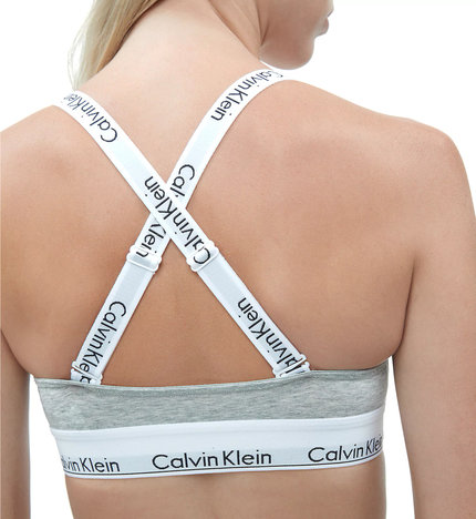 Módní Podprsenka Modern Cotton, Šedá barva, BASIC                                   , BASIC                                   