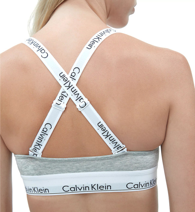 Módní Podprsenka Modern Cotton, Šedá barva, BASIC                                   , BASIC                                   