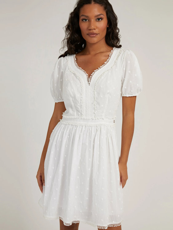 Módní Sofia šaty, Bílá barva, 2022