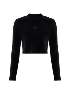 Luxusní Velvet top, Černá barva, XS, S, M, L, XL