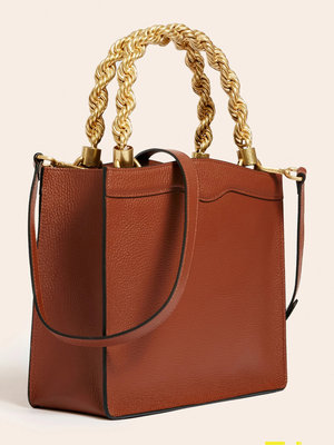 Módní Aida kabelka, Hnědá barva, 2022