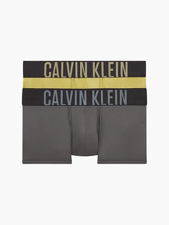 Luxusní Intense Power boxery 2ks, Šedá, Žlutá barva, M, L, XL