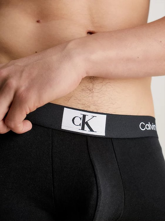 Luxusní CK 96 Cotton boxery 3ks, Černá, Šedá barva, M, L