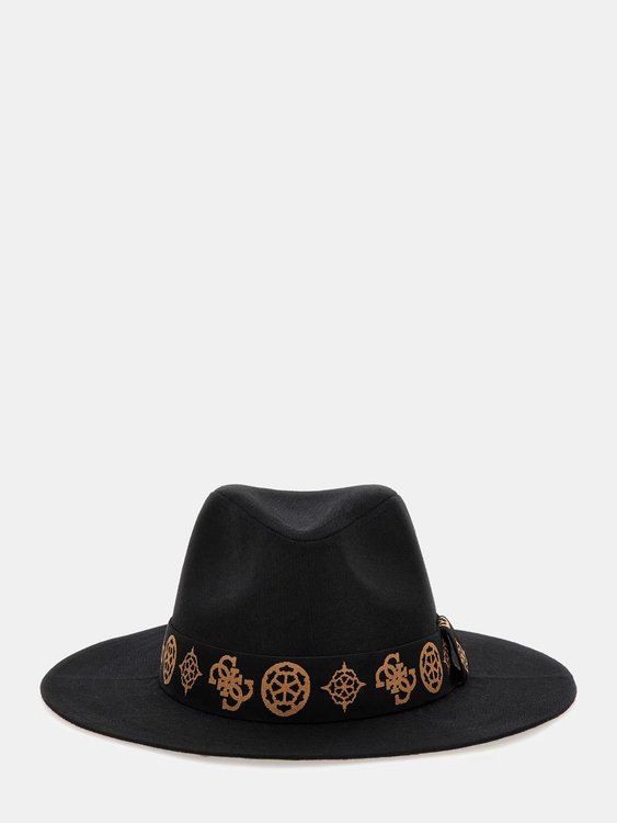 GUESS – Fedora klobouk, Černá barva