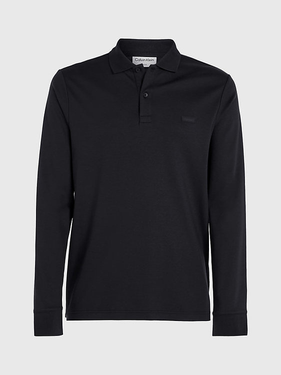 Smooth Cotton polo triko Černá barva Muži