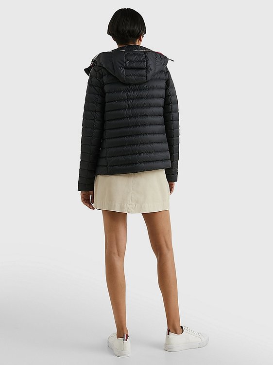 Módní Heritage Down bunda, Černá barva, 2023