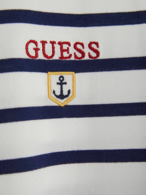 Bílá, Multi barva, All Over Stripes triko