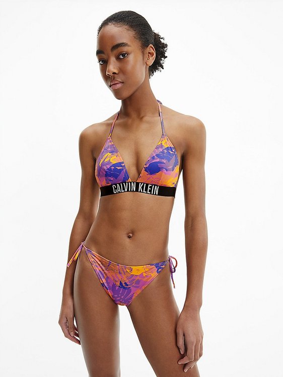 KW0KW01841-0GY plavky TRIANGLE-RP-PRINT – Calvin Klein Swimwear Ženy