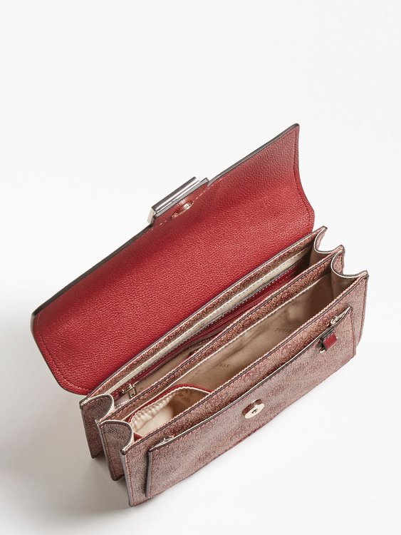 Guess – Katey 4G crossbody, Červená barva 1