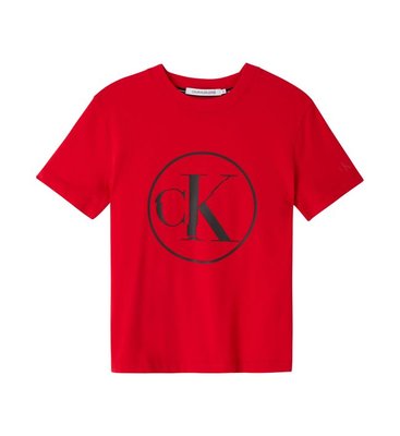 Calvin Klein Jeans – CKJ Triko, Červená barva