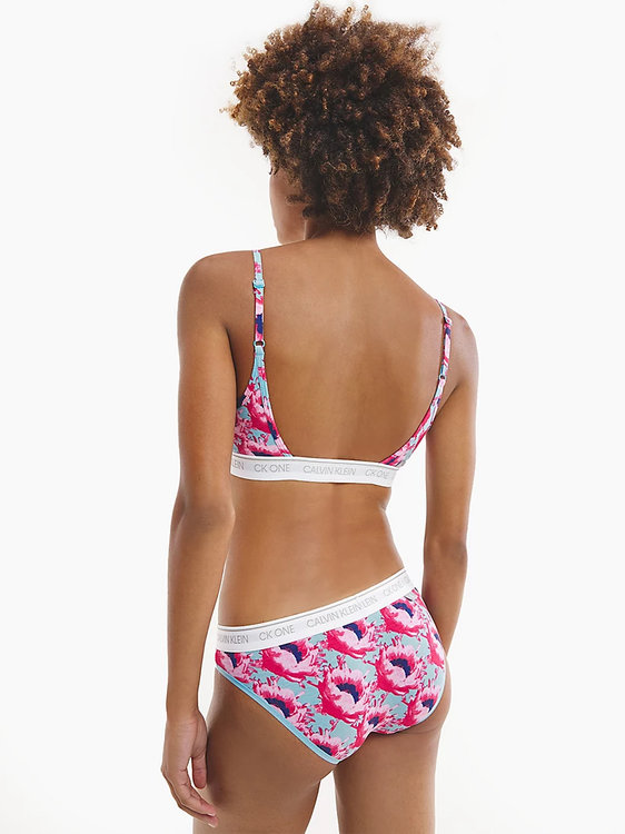 CK One bralette Červená, Růžová, Tyrkysová barva Ženy