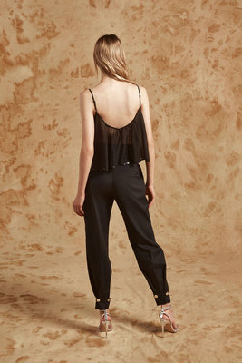 Festone top – Nenette, Černá barva Ženy