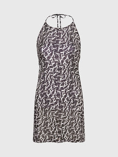 CK Monogram šaty Černá barva Ženy