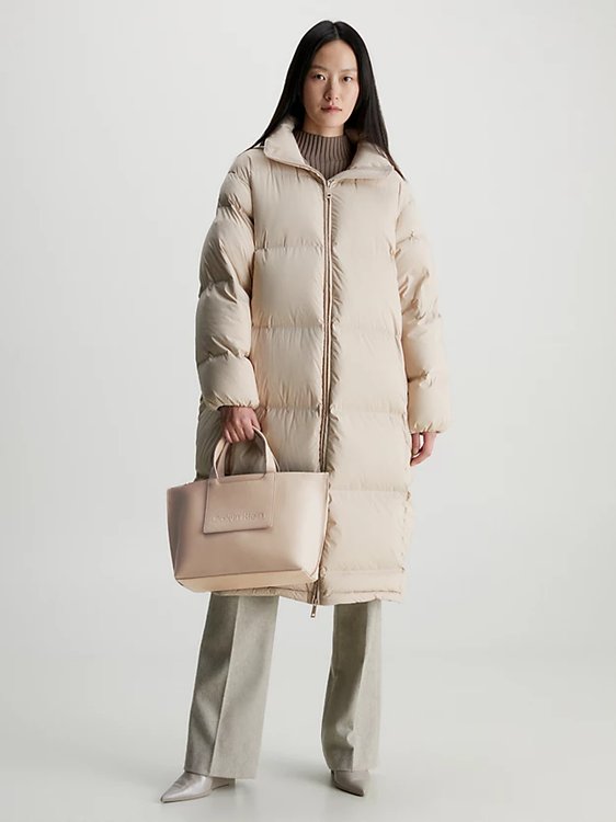 Set Tote kabelka Krémová barva Ženy