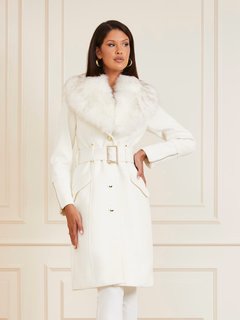 Luxusní Alice kabát, Bílá barva, 38, 40, 42, 44