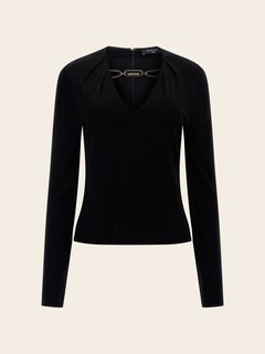 Tina top Černá barva Ženy