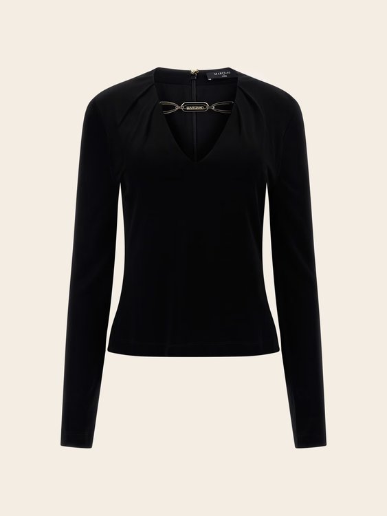 Tina top Černá barva Ženy