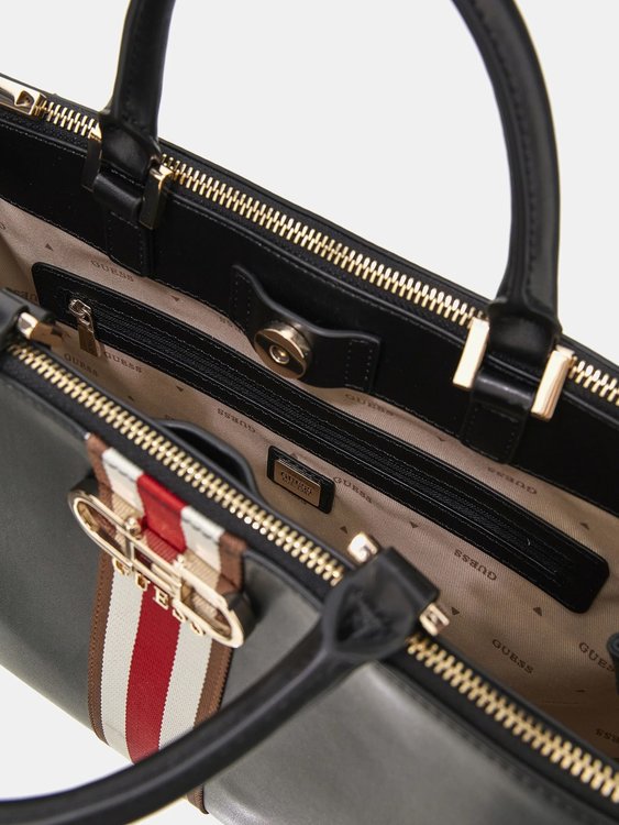 Módní Nelka velká kabelka, Černá barva, 2024