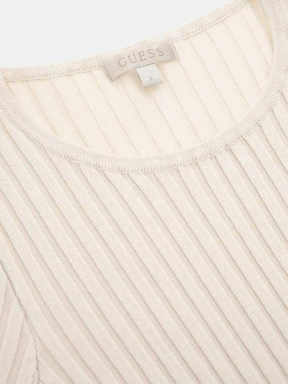 Krémová barva, Pleated Paige šaty