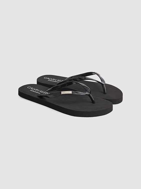 Plážová Obuv Core Solids – Calvin Klein Swimwear, Černá barva Ženy, Ženy