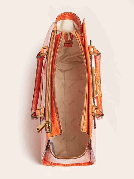 Luxusní Raffie kabelka, Oranžová barva, T/U/1 1