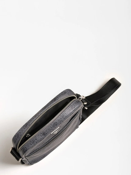 Módní Vezzola crossbody, Šedá barva, 2022