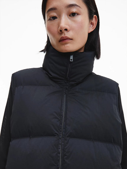 Lofty maxi vesta – Calvin Klein, Černá barva Ženy 1