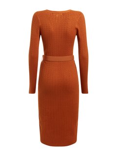 Lena šaty Oranžová barva Ženy