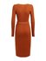 Lena šaty Oranžová barva Ženy