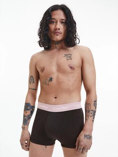 Černá, Růžová barva, Cotton Stretch boxery 5ks