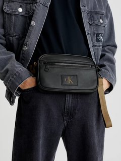 Luxusní Camera crossbody, Černá, Hnědá barva, OS