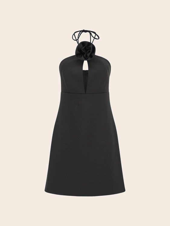 Daniela Scuba šaty Černá barva Ženy