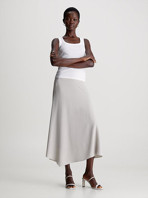Calvin Klein – Recycled sukně, Bílá, Krémová barva