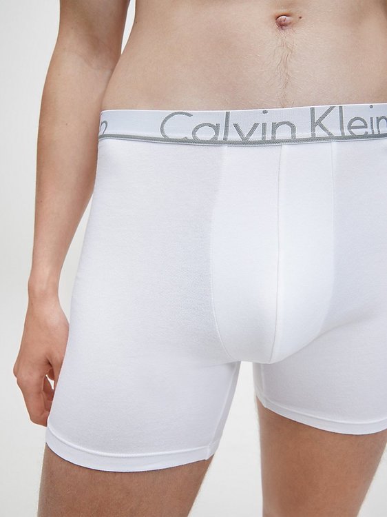 Luxusní Boxerky, Bílá barva, S